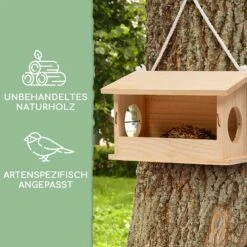 Vogelfutterstation Unbehandeltes Naturholz Aufhängkordel Fertig Montiert -Einrichtungsgeschäft 10038221 de 0002 logo