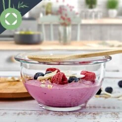 Salatschüssel 465 Ml Bambusdeckel Verschließbar BPA-frei Größe XS -Einrichtungsgeschäft 10038273 yy 0007 logo