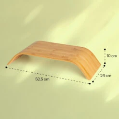 Design-Monitorhalter 52,5x10x24 Cm Belastbar Mit 12 Kg Bis 12" Bambus -Einrichtungsgeschäft 10038279 yy 0006 logo