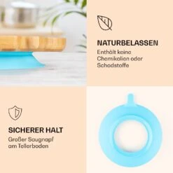 Kindergeschirr Bambusteller & Löffel 250 Ml Inkl. Saugnapf 18 X 18 Cm -Einrichtungsgeschäft 10038286 de 0003 logo