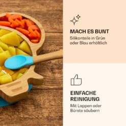 Kindergeschirr Bambusteller & Löffel 250 Ml Inkl. Saugnapf 18 X 18 Cm -Einrichtungsgeschäft 10038286 de 0005 logo