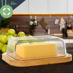 Glas-Butterdose Bambusboden Luftdicht Spülmaschinenfest 11 Glas-Butterdose Bambusboden Luftdicht Spülmaschinenfest -Einrichtungsgeschäft 10038310 yy 0004 logo