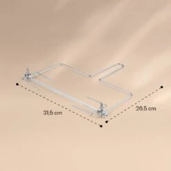 AeroVital Jumbo Heißluftfritteuse Rotisseriespieß & Drehspießheber Edelstahl -Einrichtungsgeschäft 10038340 yy 0004 dimensions