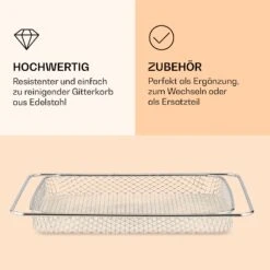 AeroVital Jumbo Heißluftfritteuse Gitterkorb Edelstahl -Einrichtungsgeschäft 10038341 de 0003 logo