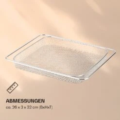 AeroVital Jumbo Heißluftfritteuse Gitterkorb Edelstahl -Einrichtungsgeschäft 10038341 de 0004 logo