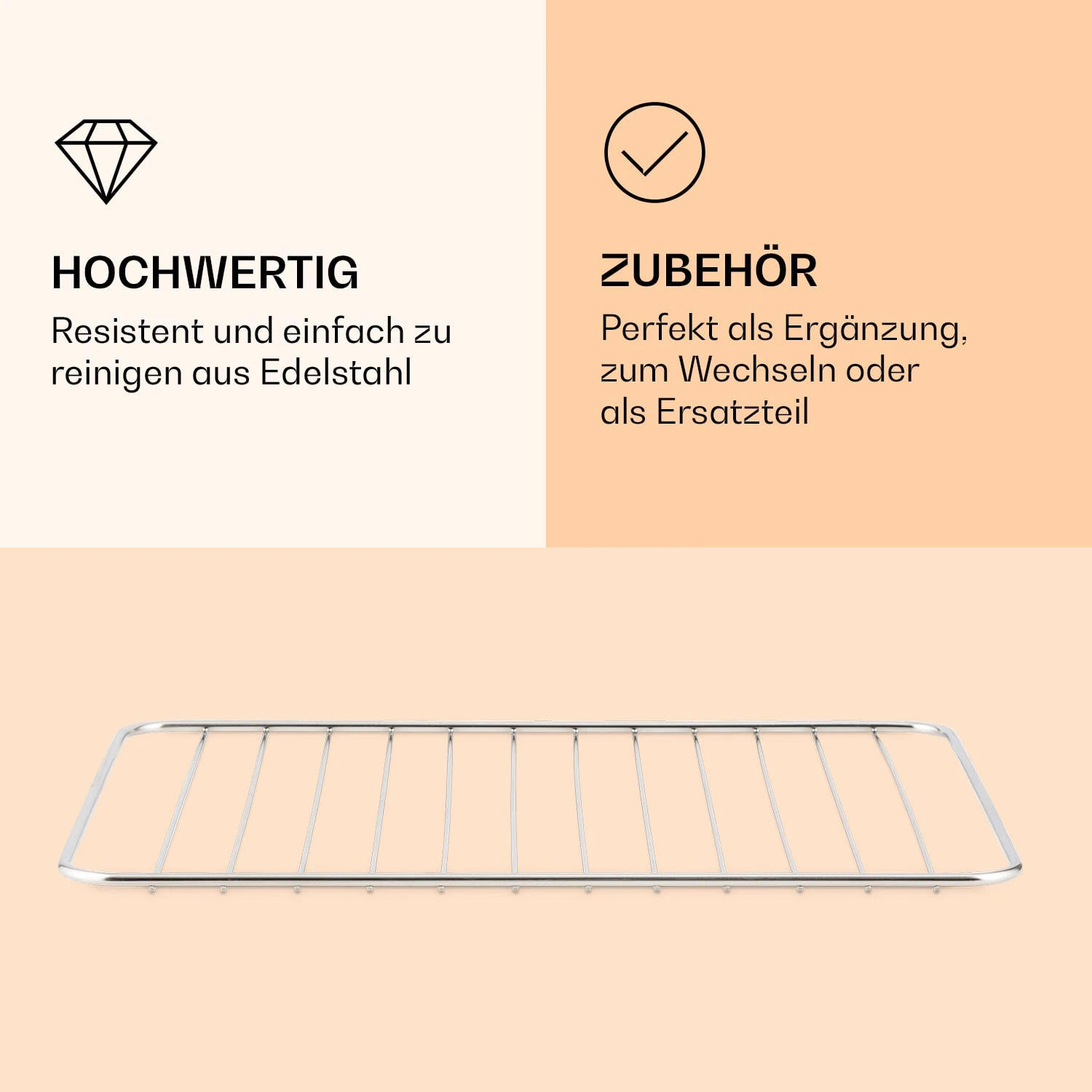 AeroVital Jumbo Heißluftfritteuse Grillrost Edelstahl 5 AeroVital Jumbo Heißluftfritteuse Grillrost Edelstahl – Bild 3
