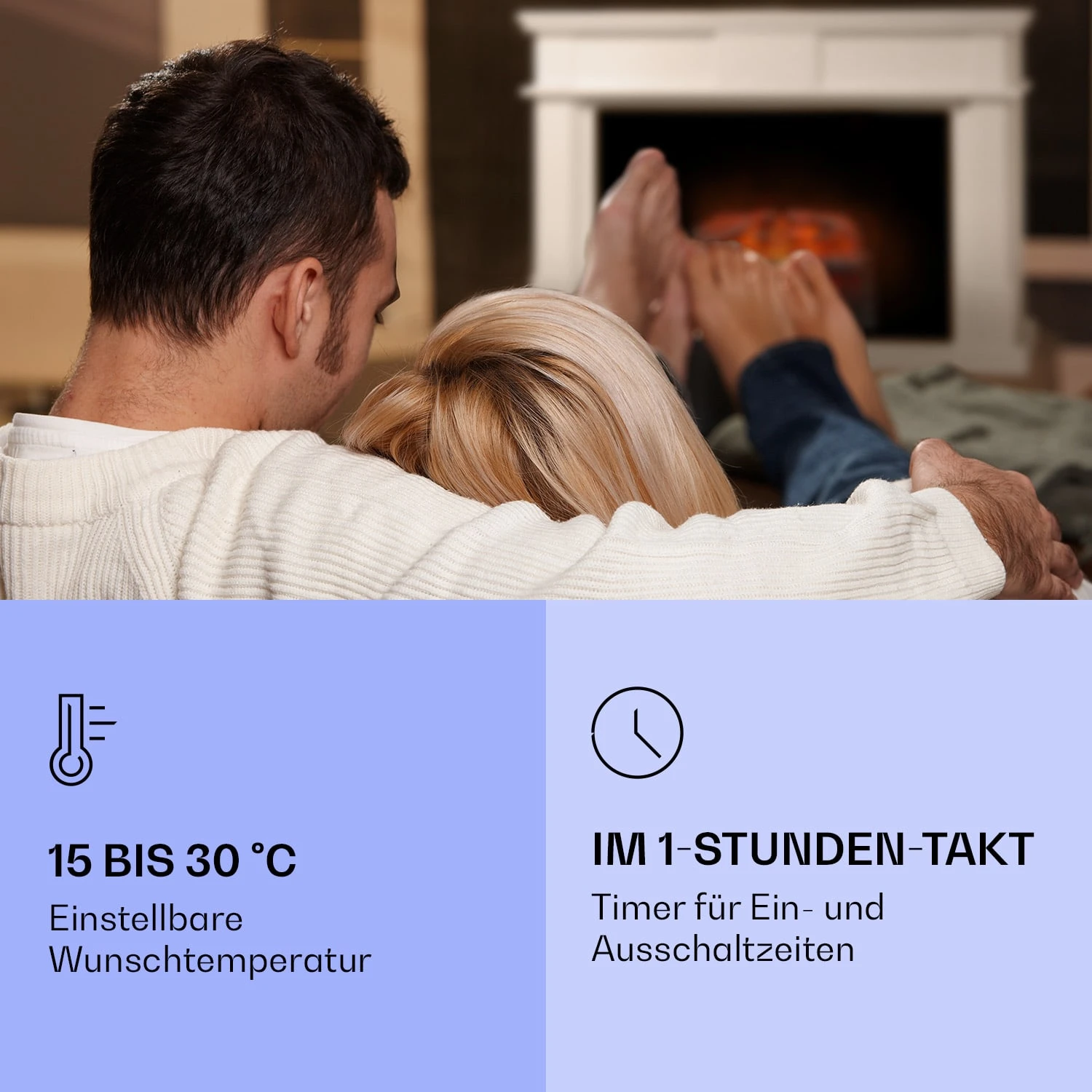 Kamini FXL 2G Elektrischer Kamin Kamineinsatz 1800 W LED-3D-Flammenillusion 6 Kamini FXL 2G Elektrischer Kamin Kamineinsatz 1800 W LED-3D-Flammenillusion – Bild 4