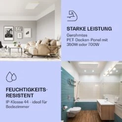 Wondersky Decken-Infrarotheizstrahler 700W 60 X 6 X 120 Cm (BxHxT) IP44 14 Wondersky Decken-Infrarotheizstrahler 700W 60 X 6 X 120 Cm (BxHxT) IP44 -Einrichtungsgeschäft 10038380 de 0005 logo