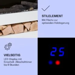 Studio Light & Fire 3 Smart Kamin 1000/2000W MDF WiFi-Steuerung -Einrichtungsgeschäft 10038383 de 0004 logo