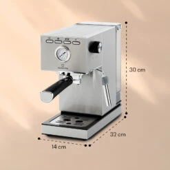 Pausa Espressomaker 1350 Watt 20 Bar Druck Wassertank: 1,4 Liter Edelstahl 17 Pausa Espressomaker 1350 Watt 20 Bar Druck Wassertank: 1,4 Liter Edelstahl -Einrichtungsgeschäft 10038393 yy 0008 logo