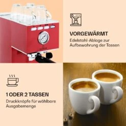 Pausa Espressomaker 1350 Watt 20 Bar Druck Wassertank: 1,4 Liter Edelstahl 13 Pausa Espressomaker 1350 Watt 20 Bar Druck Wassertank: 1,4 Liter Edelstahl -Einrichtungsgeschäft 10038394 de 0004 logo