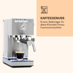 Pausa Espressomaker Siebträger Aluminiumlegierung Zubehör 7 Pausa Espressomaker Siebträger Aluminiumlegierung Zubehör -Einrichtungsgeschäft 10038395 de 0002 logo