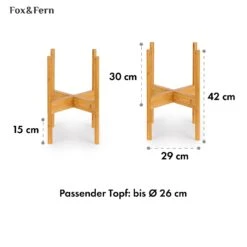 Zeist Pflanzenhalter 2 Höhen Kombinierbar Steck-Design Naturbelassen -Einrichtungsgeschäft 10038456 de 0006 usp