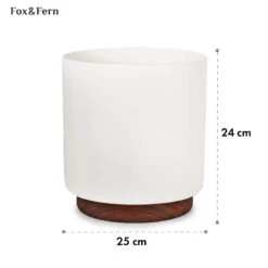 Enspijk Blumentöpfe Walnussholz Polystone Handgemacht 2 Größen -Einrichtungsgeschäft 10038462 yy 0005 usp