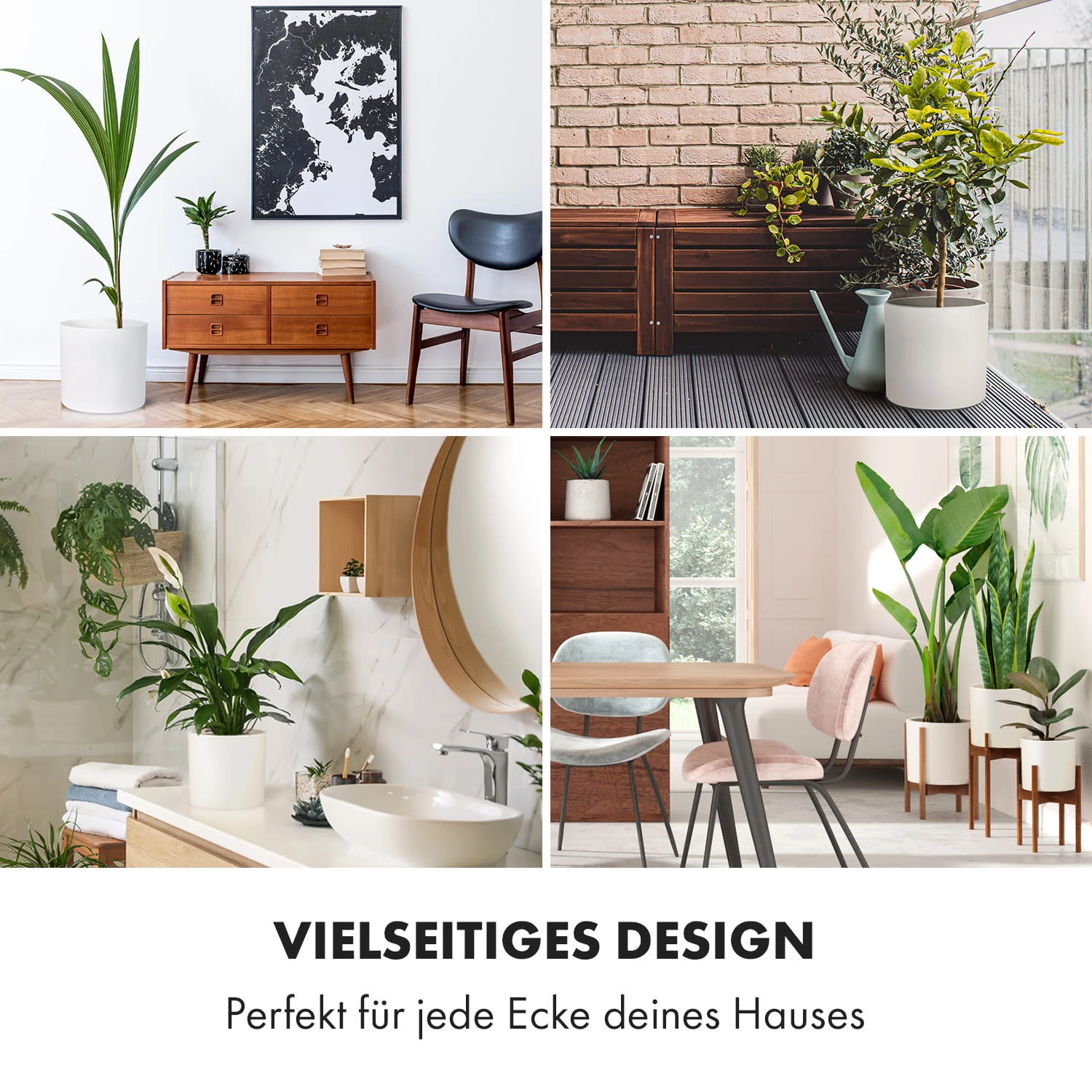 Venlo Blumentopf Polystone In- Und Outdoor 3 Größen 4 Venlo Blumentopf Polystone In- Und Outdoor 3 Größen – Bild 2