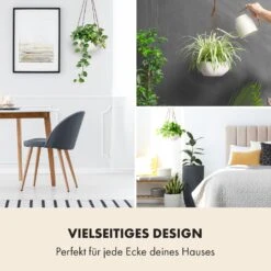 Laren Blumenampel Ø 28 Cm Polystone Mit Naturseilen -Einrichtungsgeschäft 10038487 de 0002 usp