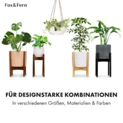 Laren Blumenampel Ø 28 Cm Polystone Mit Naturseilen -Einrichtungsgeschäft 10038487 de 0006 usp