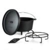 Galloway Dutch Oven 9.0 BBQ-Topf Gusseisen Standfüße Größe L / 9 Qt -Einrichtungsgeschäft 10038586 yy 0001 titel