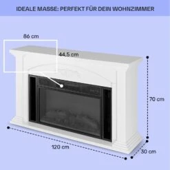 Saint Helens Elektrokamin 1900 W LED-Technik Fernbedienung -Einrichtungsgeschäft 10038615 de 0005 usp