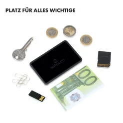 Coin Card Mit Filz Für Slim Wallets Münzaufbewahrung Aluminium -Einrichtungsgeschäft 10038674 de 0003 logo