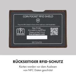 Coin Pocket Mit RFID-Schutzkarte Für ZNAP Slim Wallets 8 Und 12 Druckknopf -Einrichtungsgeschäft 10038679 de 0005 logo
