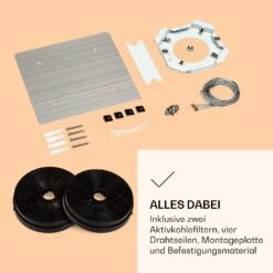 Futurelight Smart Inselabzugshaube Umluft 420m³/h LED Edelstahl -Einrichtungsgeschäft 10038710 de 0006 logo