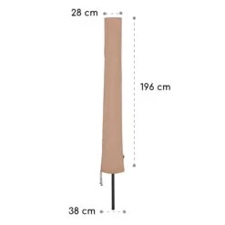 Shield Premium Schutzhülle Sonnenschirm Bis Ø 300 Cm UV-beständig -Einrichtungsgeschäft 10038725 yy 0008 dimensions