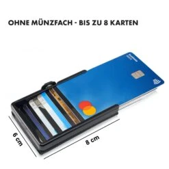 ZNAP Slim Wallet 8 Karten Münzfach 8 X 1,5 X 6 Cm (BxHxT) RFID-Schutz -Einrichtungsgeschäft 10038736 de 0007 logo