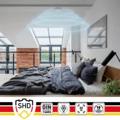 Rauchmelder DOF19 Kunststoff Warnsignal: 85 DB 9V Batteriebetrieben -Einrichtungsgeschäft 10038752 yy 0005 logo