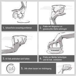 Magnetic Mount Magnethalterung Für Rauchmelder Ab 7 Cm Ø Selbstklebend 12 Magnetic Mount Magnethalterung Für Rauchmelder Ab 7 Cm Ø Selbstklebend -Einrichtungsgeschäft 10038810 de 0005 logo