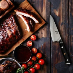 Alpha-Royal Japanese Serie 4,5" Honesuki Messer Damaszener-Stahl -Einrichtungsgeschäft 10038992 de 0003 logo