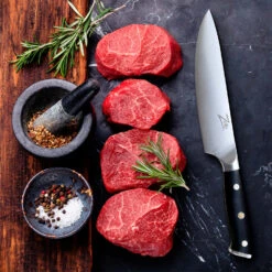 Alpha-Royal German 8" Kochmesser 56 HCR Edelstahl -Einrichtungsgeschäft 10039001 yy 0005 logo