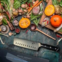 Alpha-Royal German 7" Nakirimesser 56 HCR Edelstahl -Einrichtungsgeschäft 10039003 yy 0004 logo