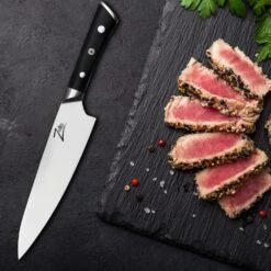 Razor-Edge Serie 8" Kochmesser 59 HRC Edelstahl -Einrichtungsgeschäft 10039042 yy 0004 logo