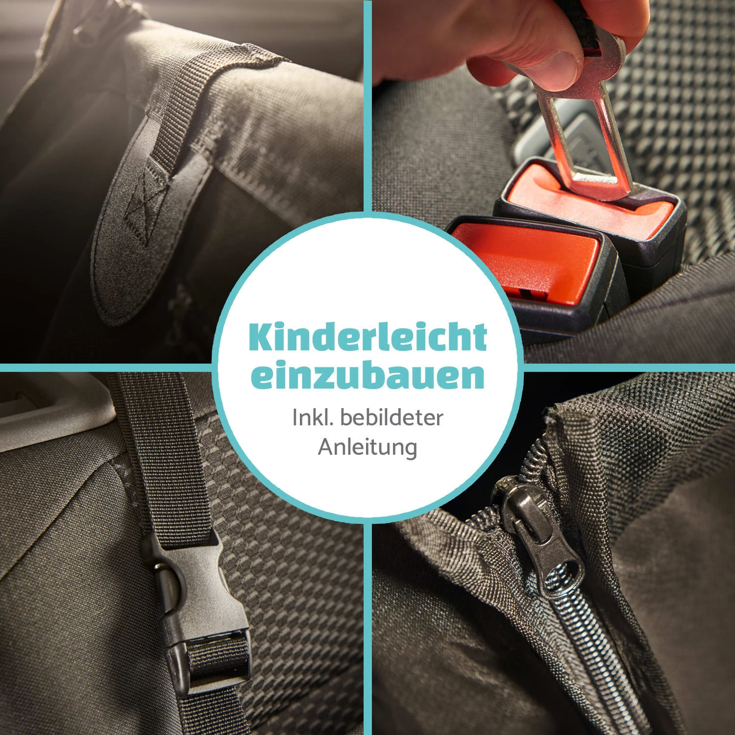 Rocky Hundeautositz Polyester Anschnallgurt Faltbar Flexibel 5 Rocky Hundeautositz Polyester Anschnallgurt Faltbar Flexibel – Bild 3