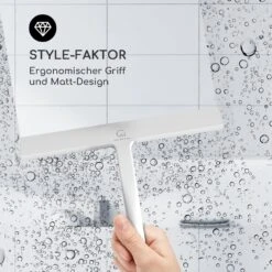 Blaze Duschabzieher 23 Cm Silikonumhüllung Edelstahlkern Modernes Design -Einrichtungsgeschäft 10039057 de 0003 usp