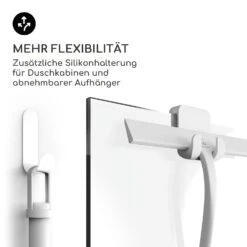 Blaze Duschabzieher 23 Cm Silikonumhüllung Edelstahlkern Modernes Design -Einrichtungsgeschäft 10039057 de 0005 usp