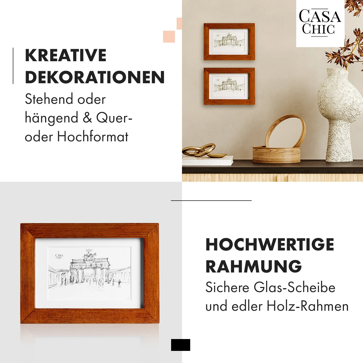 Kenton Bilderrahmen Rechteckig 14 X 9 Cm Passepartout Glas 5 Kenton Bilderrahmen Rechteckig 14 X 9 Cm Passepartout Glas – Bild 3