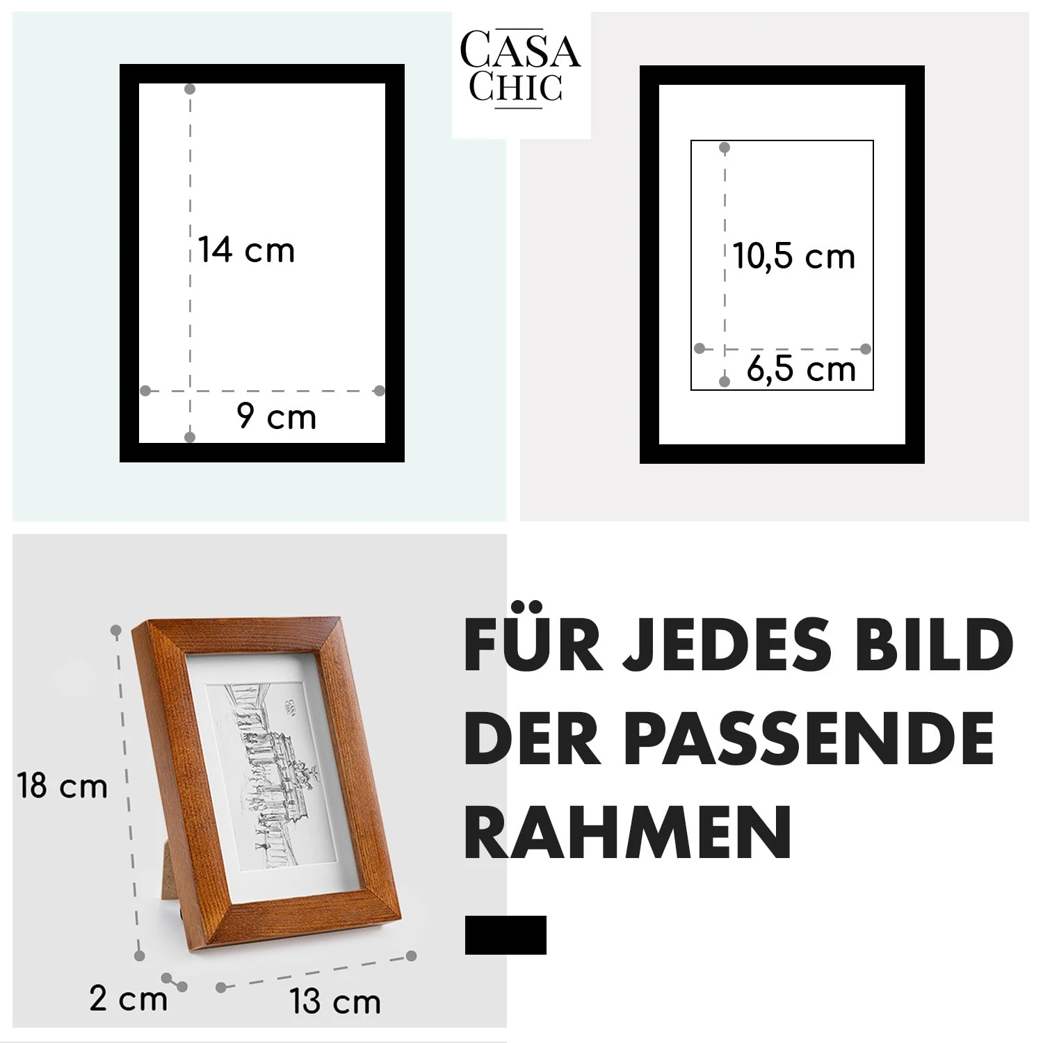 Kenton Bilderrahmen Rechteckig 14 X 9 Cm Passepartout Glas 7 Kenton Bilderrahmen Rechteckig 14 X 9 Cm Passepartout Glas – Bild 5