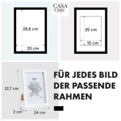Everton Bilderrahmen Rechteckig DIN A4 28,8 X 20 Cm Fotos Passepartout Glas -Einrichtungsgeschäft 10039284 de 0005 usp