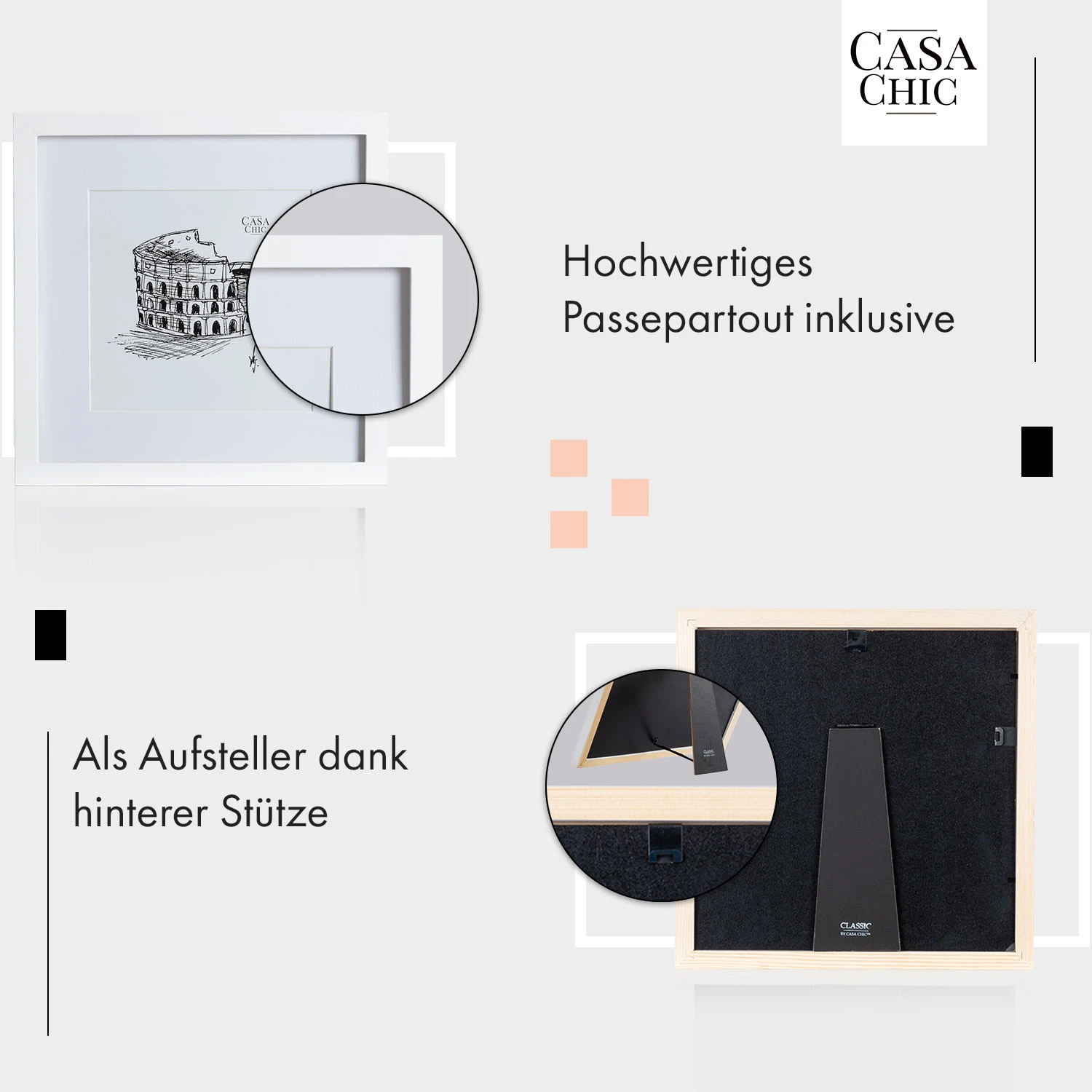 Everton Bilderrahmen Quadratisch 25 X 25 Cm Fotos Passepartout Glas 6 Everton Bilderrahmen Quadratisch 25 X 25 Cm Fotos Passepartout Glas – Bild 4