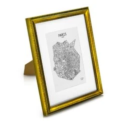 Lancaster Bilderrahmen Rechteckig 24,8 X 19,3 Cm Fotos Passepartout Holz