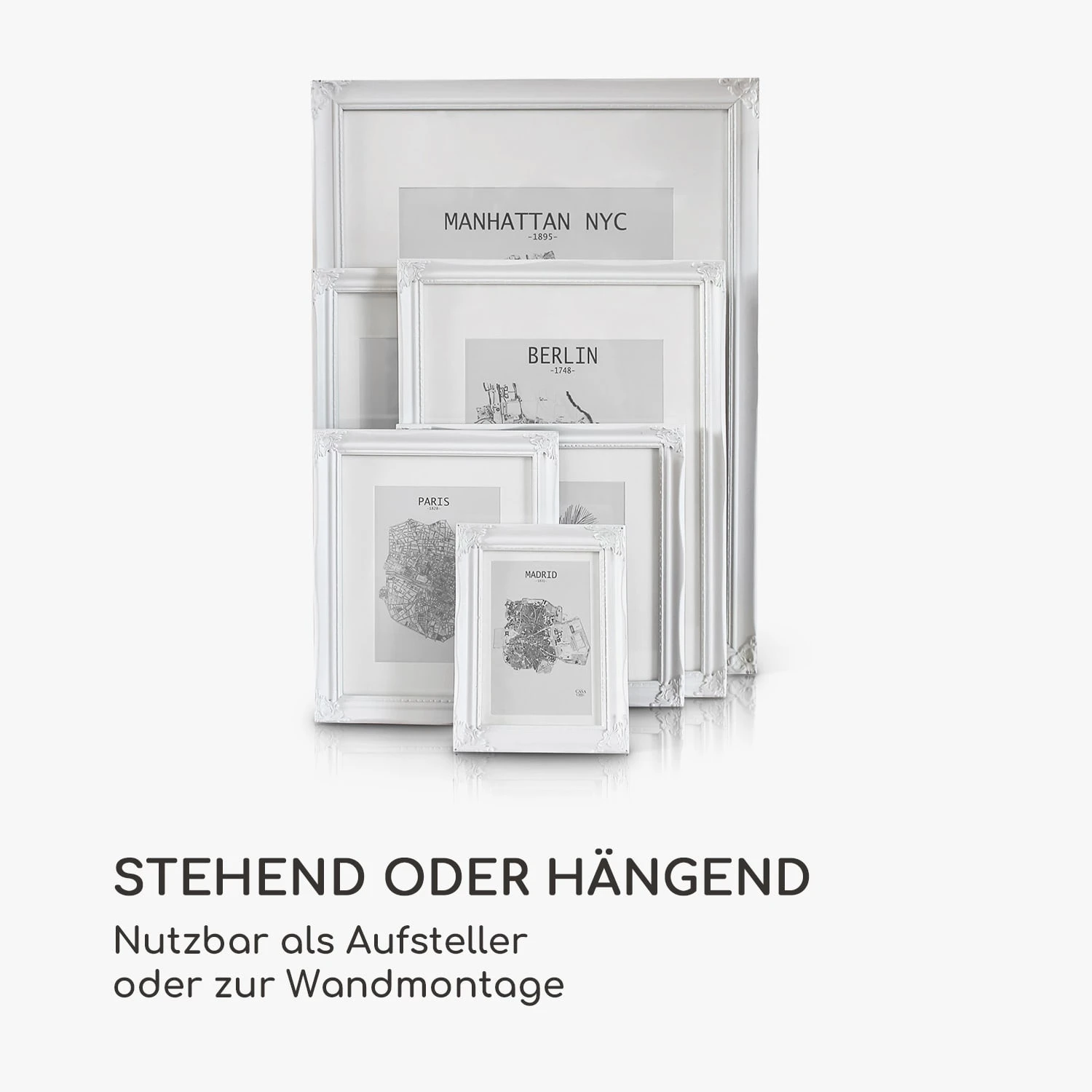 Regent Bilderrahmen Rechteckig 25 X 20 Cm Fotos Passepartout Glas Rokoko 7 Regent Bilderrahmen Rechteckig 25 X 20 Cm Fotos Passepartout Glas Rokoko – Bild 5