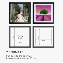 Camden Bilderrahmen 23 X 23 Cm Und 10 X 10 Cm Passepartout Echtholz -Einrichtungsgeschäft 10039351 de 0006 logo