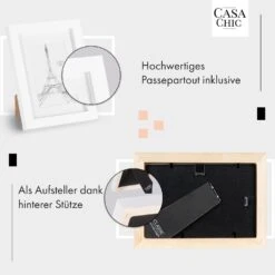 Chalcot Bilderrahmen 7er-Set 3 Größen Rechteckig Passepartout Echtholz -Einrichtungsgeschäft 10039353 de 0004 usp