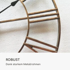 Queensway 80 Wanduhr Metallrahmen Geräuschlos Ø 76 Cm -Einrichtungsgeschäft 10039367 de 0003 logo