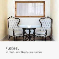 Wembley Wandspiegel Echtholz Rechteckig 140 X 75 Cm -Einrichtungsgeschäft 10039384 de 0003 logo