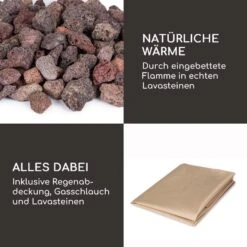 Pilos Gas-Feuerstelle 40.000BTU/13kW Abdeckung Edelstahlbrenner -Einrichtungsgeschäft 10039400 de 0006 logo