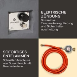 Isaris Gas-Feuerstelle 40.000BTU/13kW Abdeckung Edelstahlbrenner -Einrichtungsgeschäft 10039401 de 0005 logo