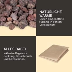 Isaris Gas-Feuerstelle 40.000BTU/13kW Abdeckung Edelstahlbrenner -Einrichtungsgeschäft 10039401 de 0006 logo